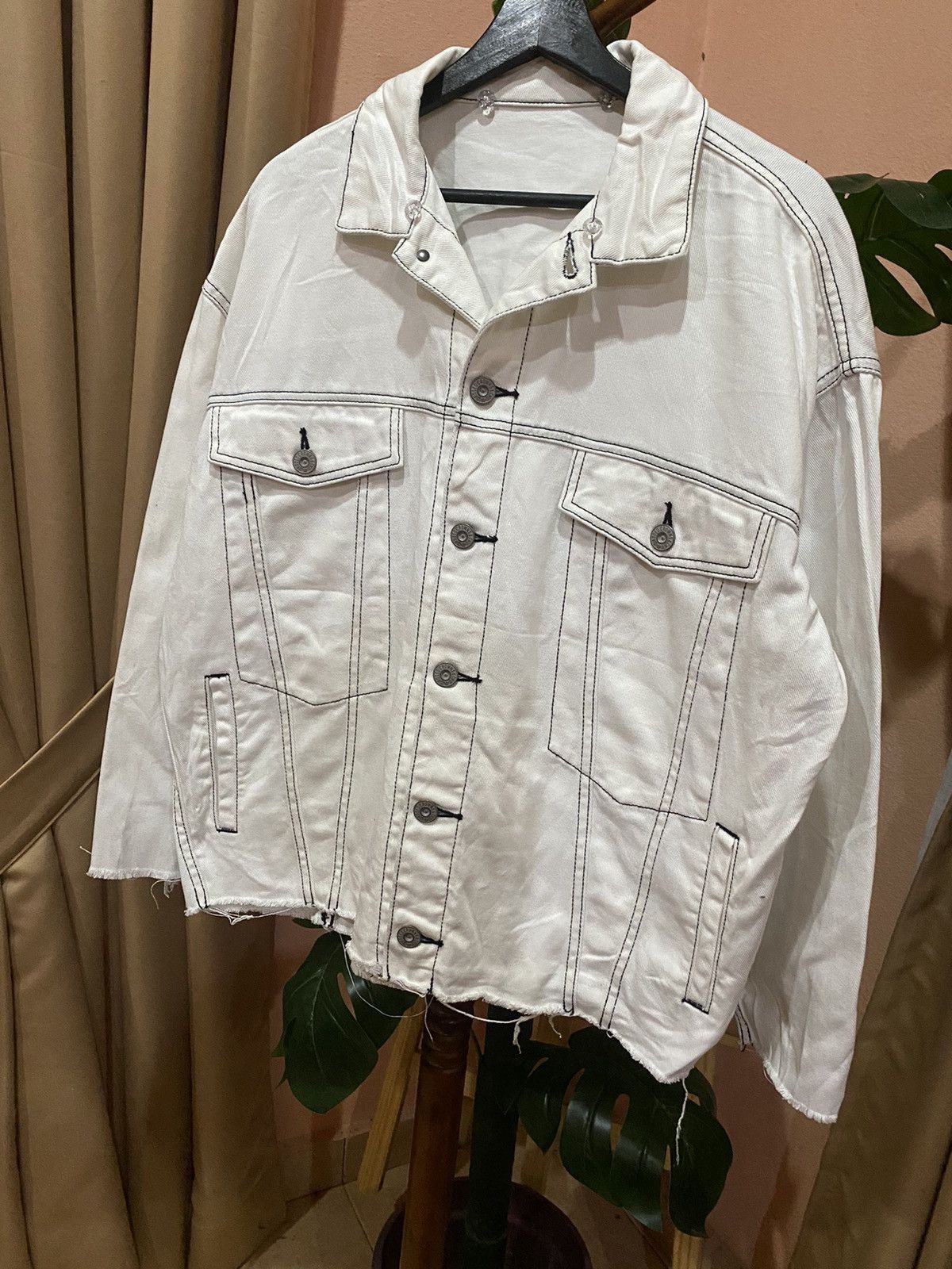 Japanese Brand RODEO CROWN DISTRESSED DENIM JACKET Size US XL / EU 56 / 4 - 4 Thumbnail