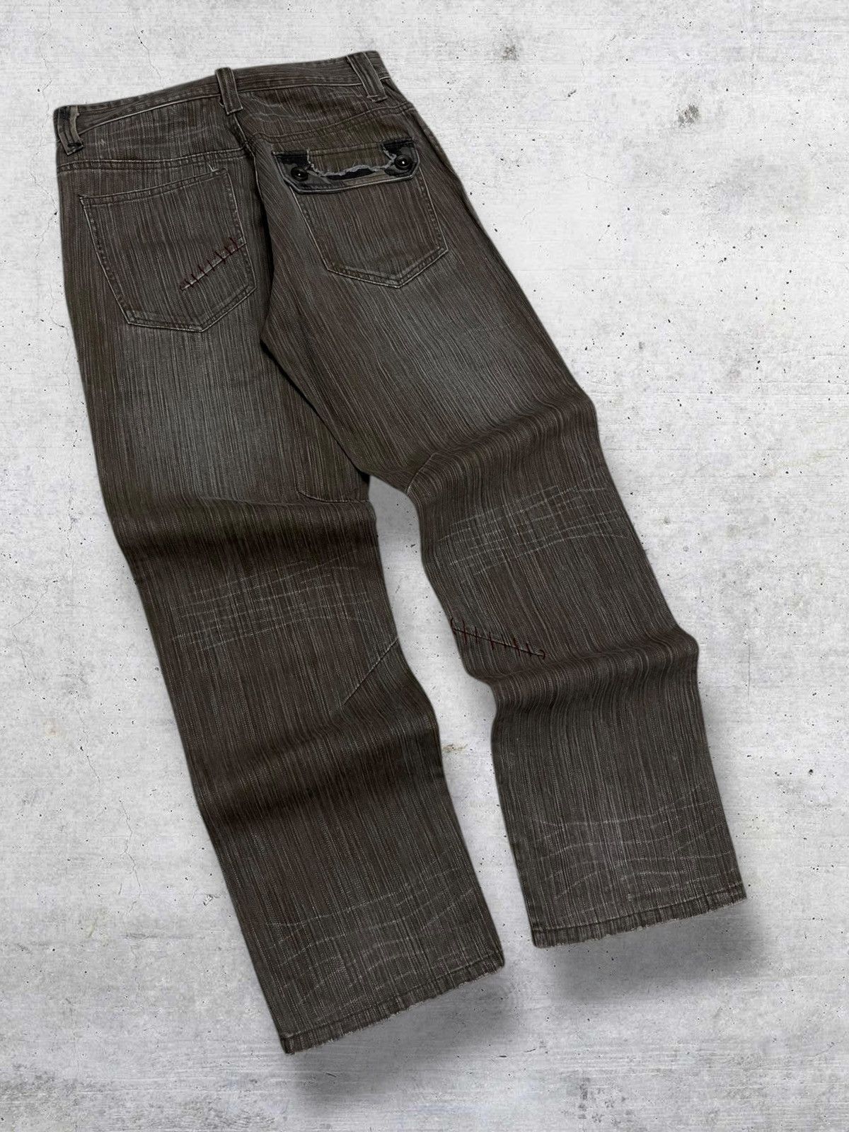 KMRii VINTAGE GUMU INTERNATIONAL OG JAPAN DESIGNER COMBAT DENIM Size US 30 / EU 46 - 11 Thumbnail