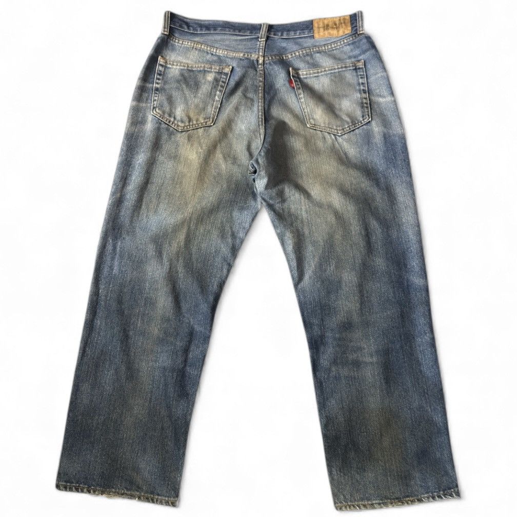 Warehouse Vintage 90s Japanese Denim Warehouse Dirty Destroyed Denim Size US 34 / EU 50 - 2 Thumbnail