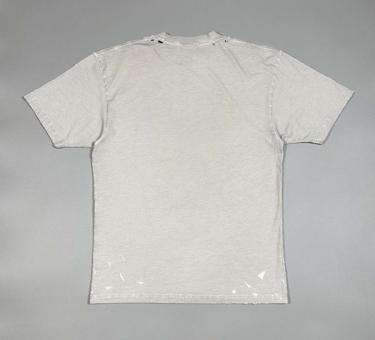 Balenciaga Balenciaga 90/10 Paint Splatter Distressed Oversized T-Shirt Size US XS / EU 42 / 0 - 2 Thumbnail
