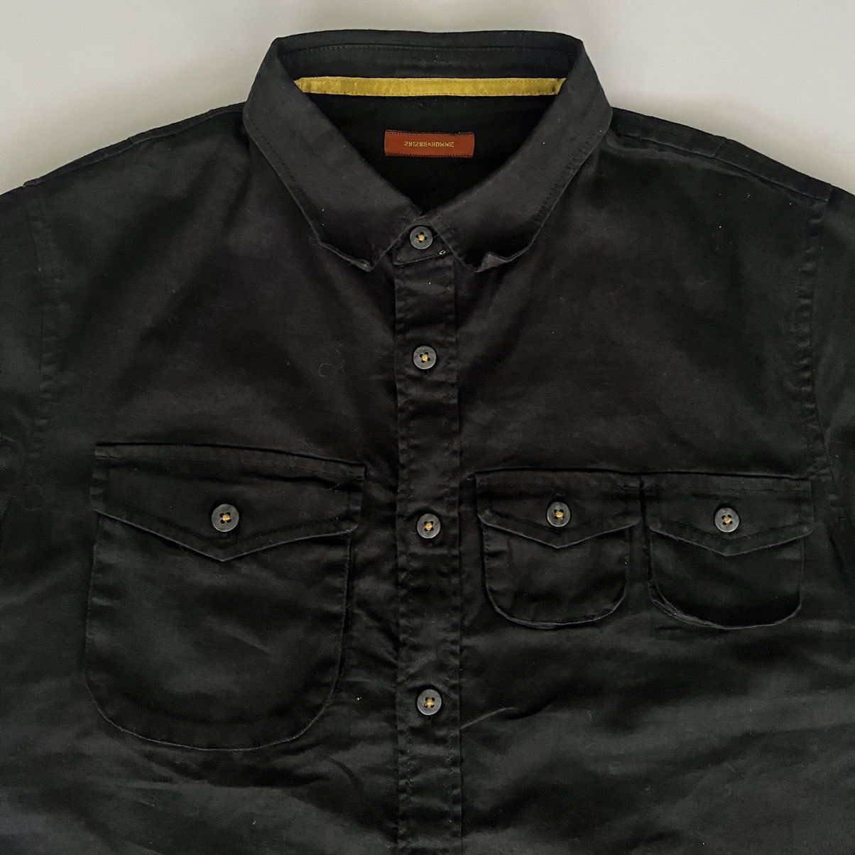 Japanese Brand 291295=Homme 2000s Cargo Button Up Shirt Size US M / EU 48-50 / 2 - 4 Thumbnail