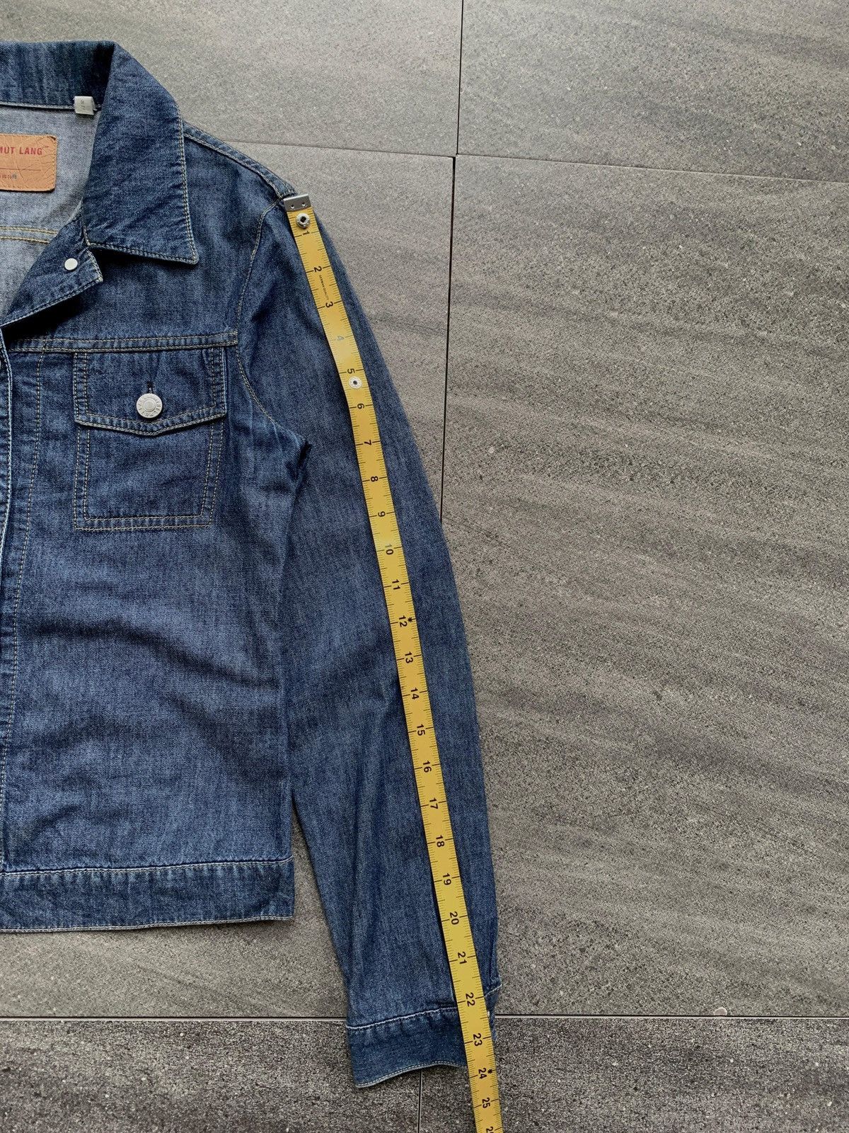Helmut Lang FREE TAX! 1998 Light Denim Trucker Jacket Size US XS / EU 42 / 0 - 13 Thumbnail