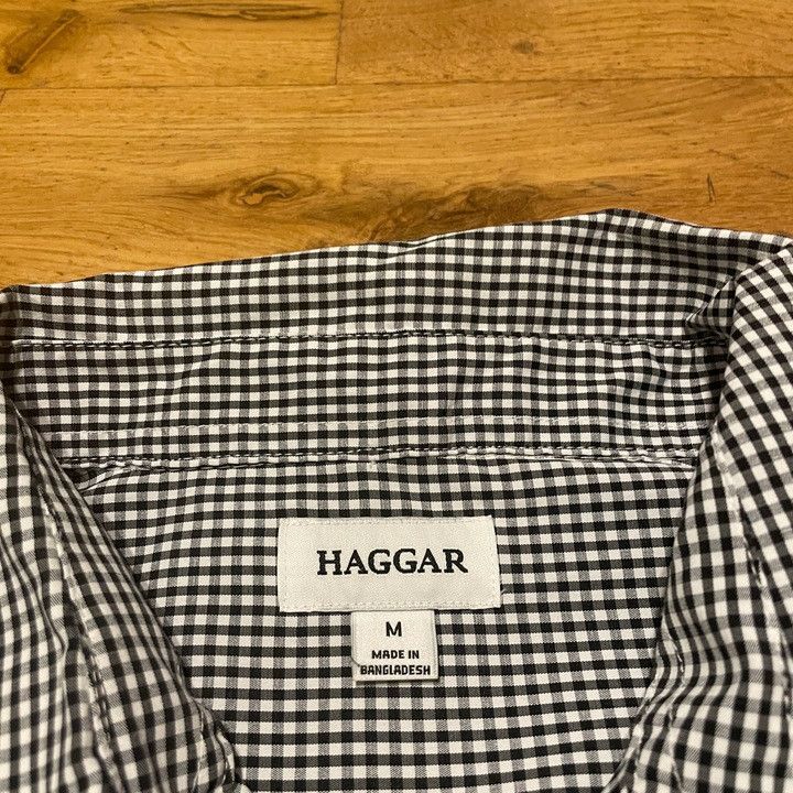 Haggar × Vintage HAGGAR MEN'S FASHIONABLE PLATED SHIRT, size M Size US M / EU 48-50 / 2 - 3 Thumbnail