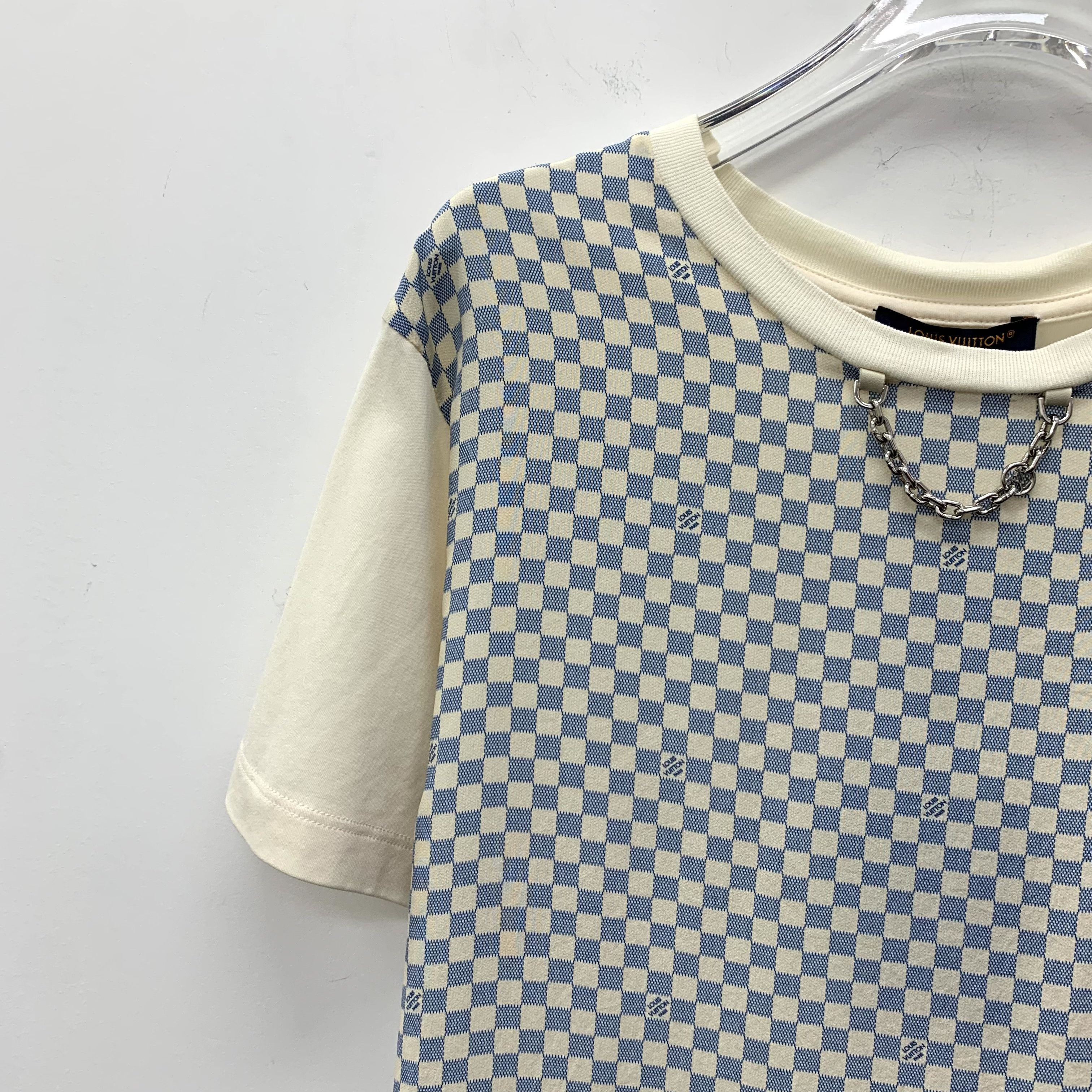 Louis Vuitton Louis Vuitton Colorblock Check Tee (M) Size M / US 6-8 / IT 42-44 - 7 Thumbnail