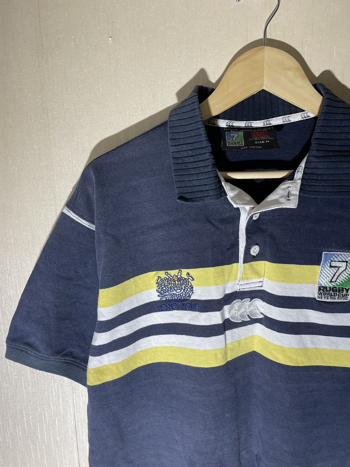 Canterbury of New Zealand × Vintage Canterbury Hong Kong rugby jersey 1999 vintage Size US M / EU 48-50 / 2 - 3 Thumbnail