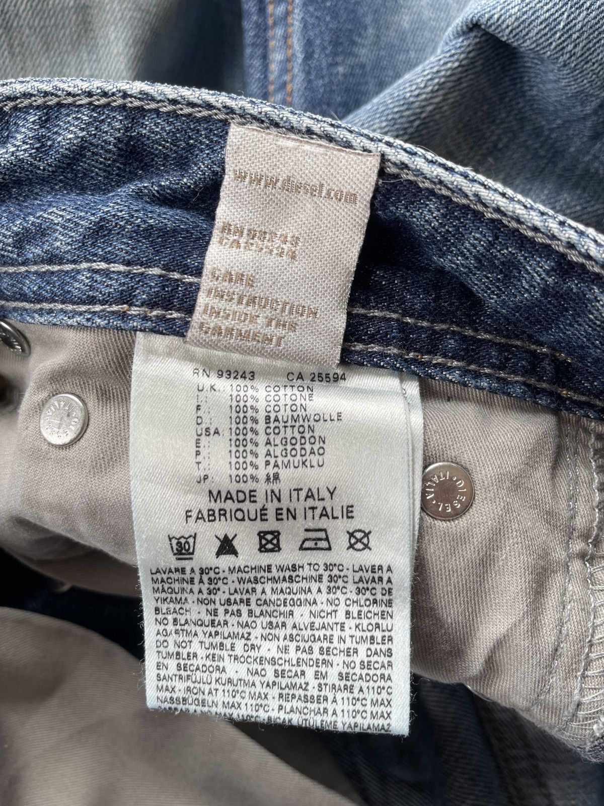 Diesel Diesel Viker Jeans (LG107) Size US 29 - 14 Thumbnail