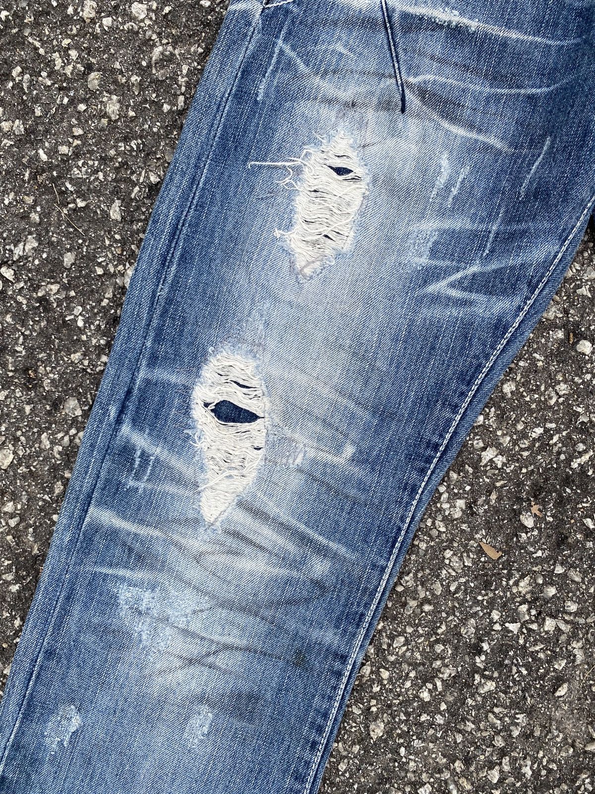 Japanese Brand Japanese Brand Semantics Design Distressed Denim Size US 29 - 6 Thumbnail