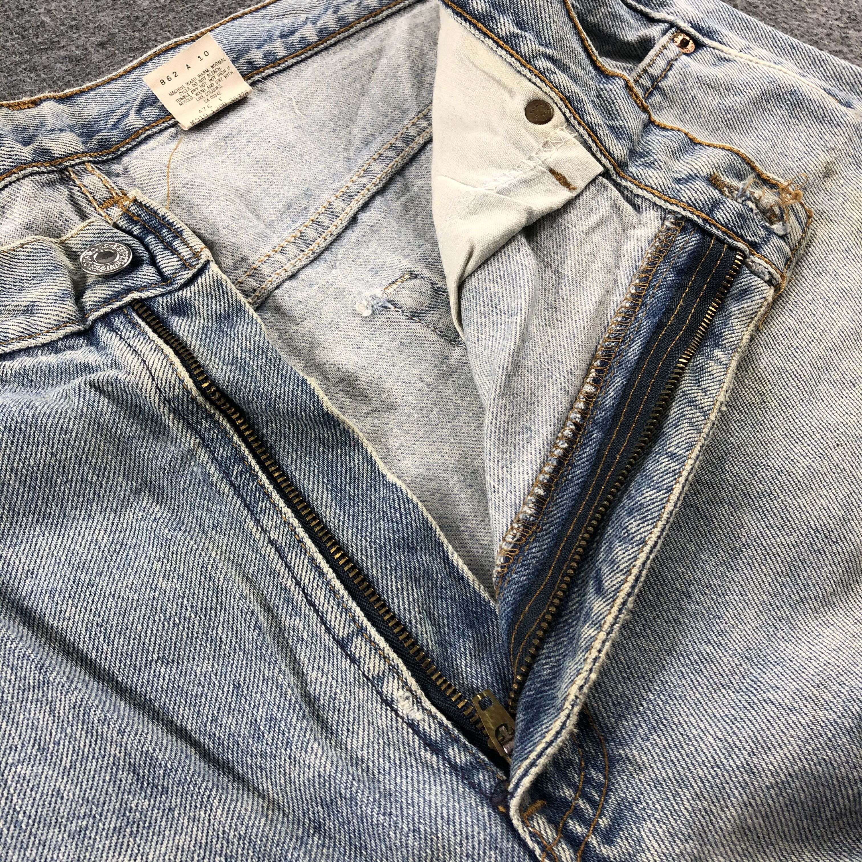 Levi's 90s Vintage Blue Wash Levis 550 Jeans-J2368 Size US 38 / EU 54 - 11 Thumbnail