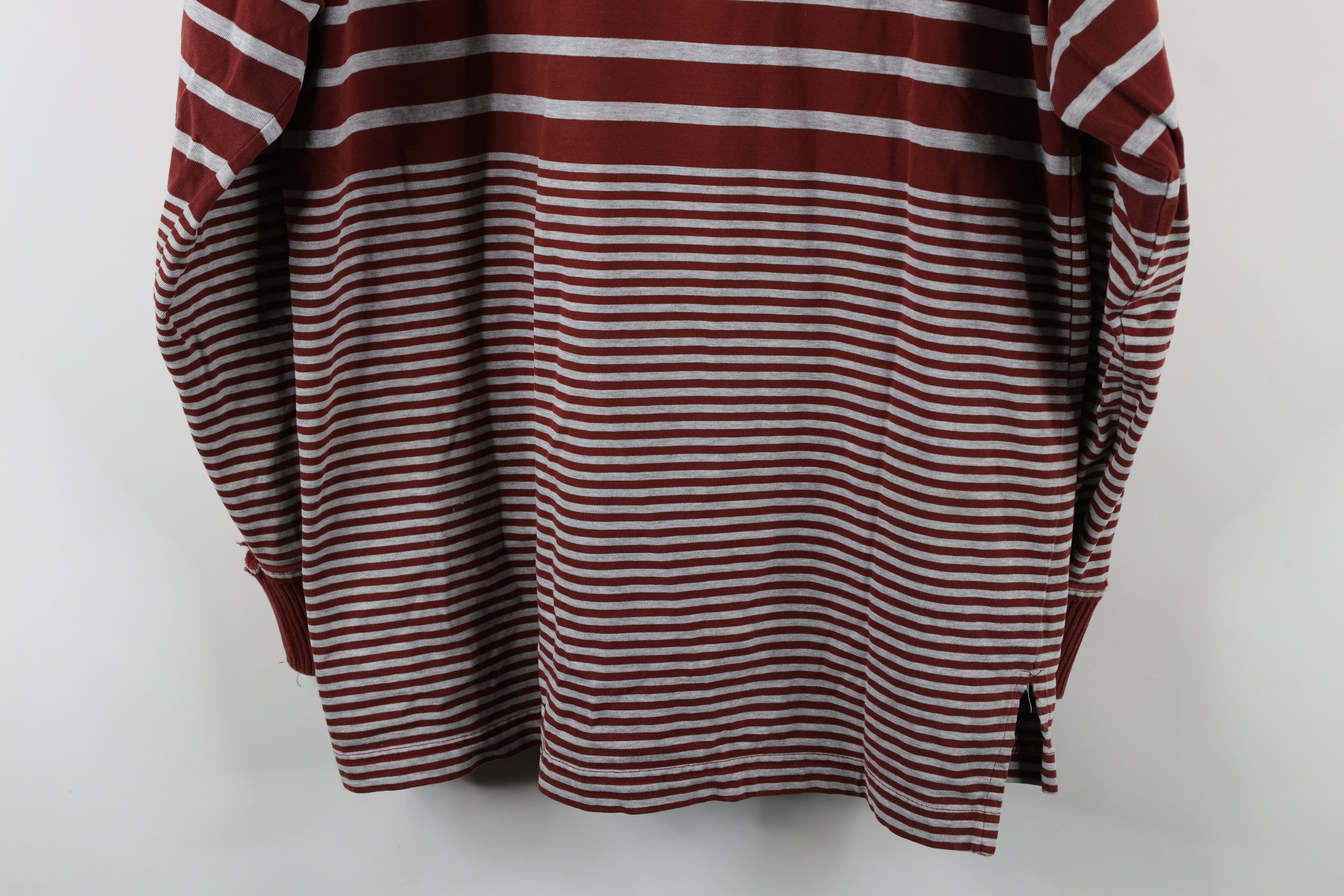 Tommy Hilfiger × Vintage Vintage 90s Tommy Hilfiger Striped Long Sleeve Rugby Polo Size US L / EU 52-54 / 3 - 15 Thumbnail