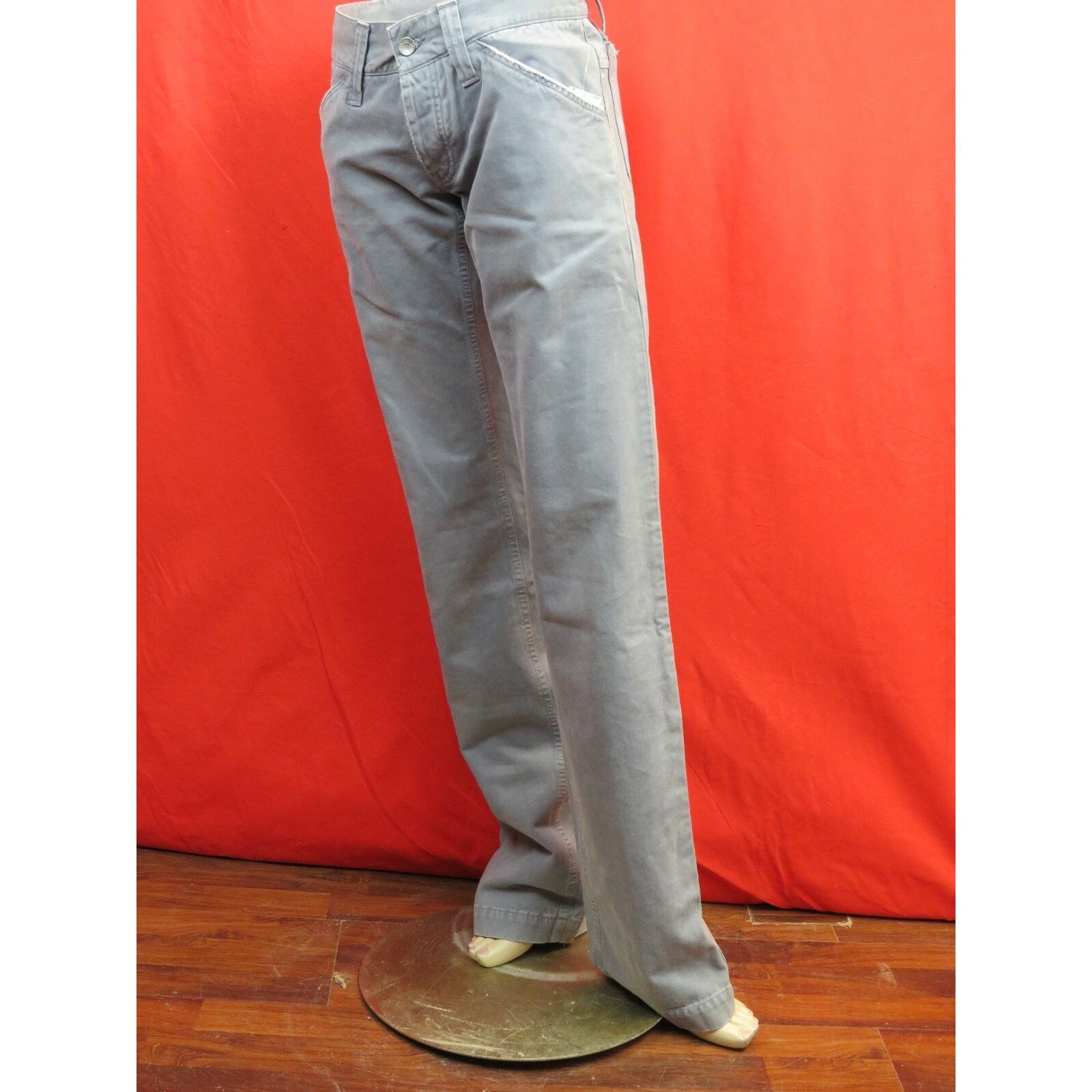 Dolce & Gabbana DOLCE GABBANA STRAIGHT LEG GRAY COTTON PANTS JEANS S ITALY Size 30" / US 8 / IT 44 - 11 Thumbnail