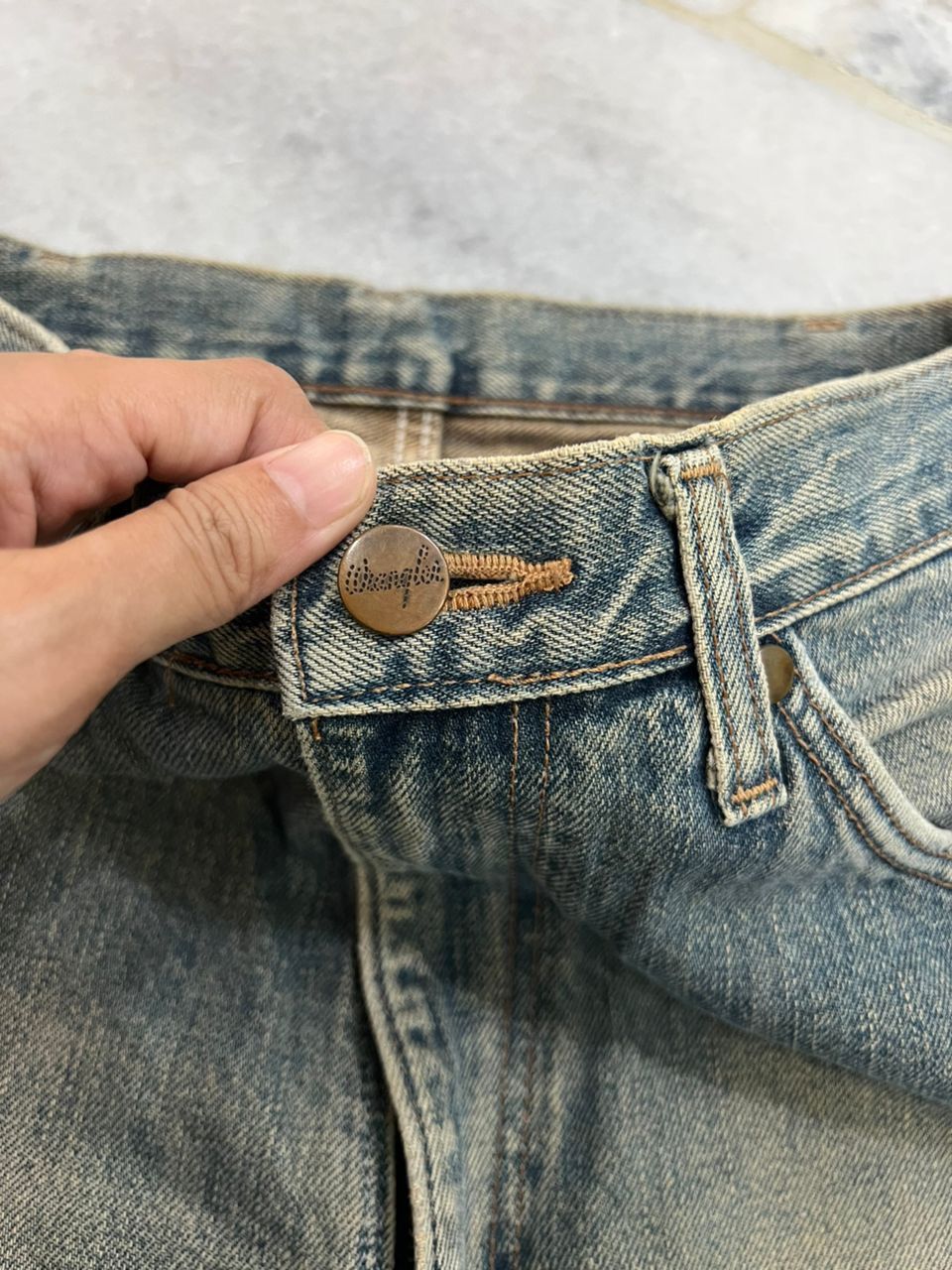 Wrangler Vintage Wrangler Blue Bell Rusty Selvedge Denim Size US 31 - 4 Thumbnail