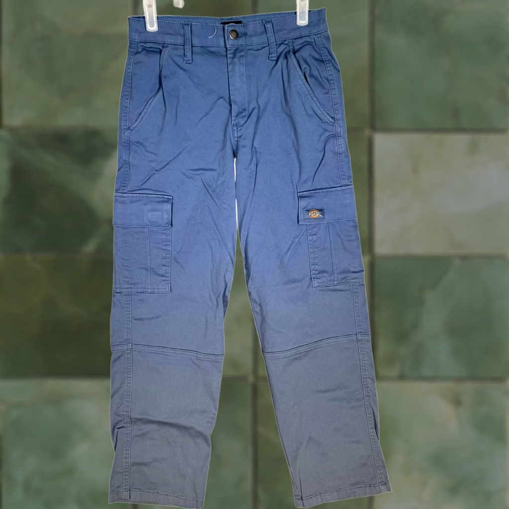 Dickies Dickies Cargo Pants Womens 26x27 Blue Workwear Carpenter Utilities Pants Size 26" / US 2 / IT 38 - 1 Thumbnail
