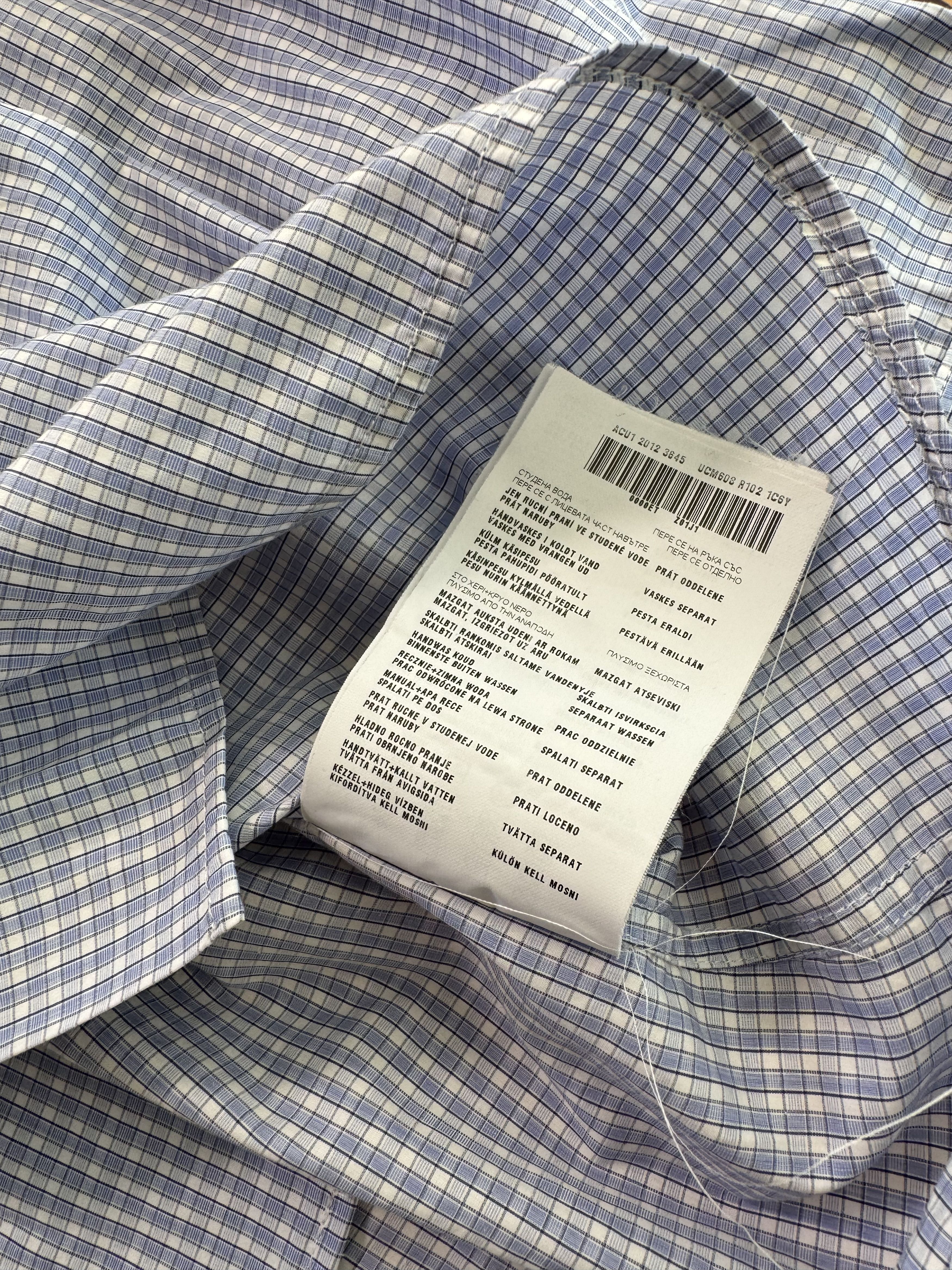 Prada Prada Vintage Dress Shirt Plaid Size US S / EU 44-46 / 1 - 7 Thumbnail