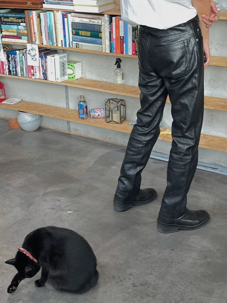 Helmut Lang HELMUT LANG Cowboy leather pants Size US 28 / EU 44 - 8 Thumbnail
