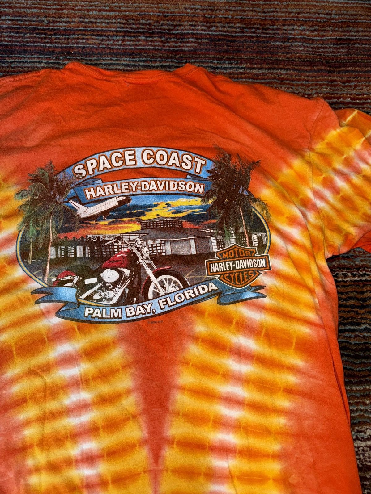 Harley Davidson Harley Davidson Space Coast Tye Dye tee Size US XL / EU 56 / 4 - 4 Thumbnail