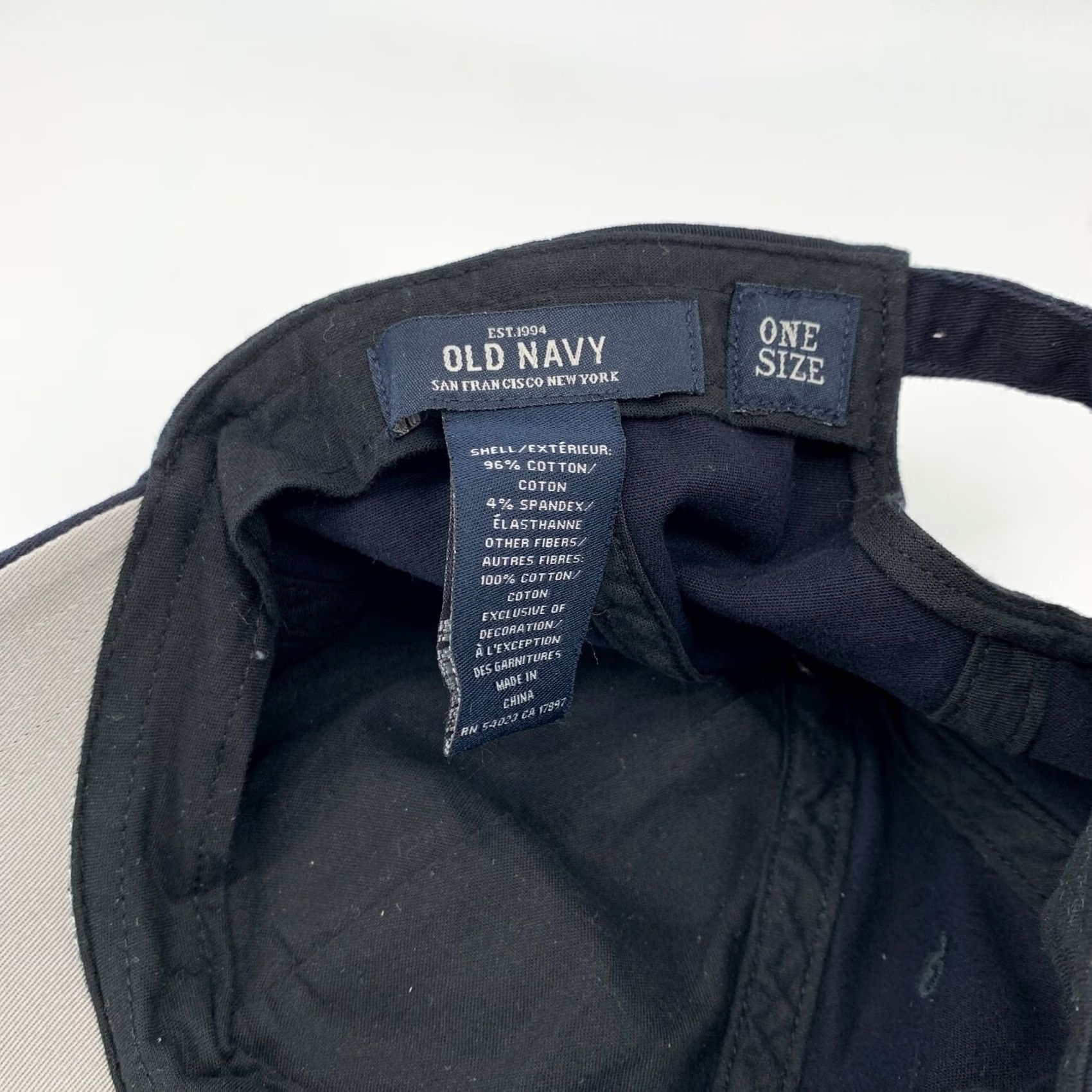 Old Navy Old Navy Chairman Of The Board Adjustable Baseball Cap Men's Black One Size NWT Size ONE SIZE - 6 Thumbnail