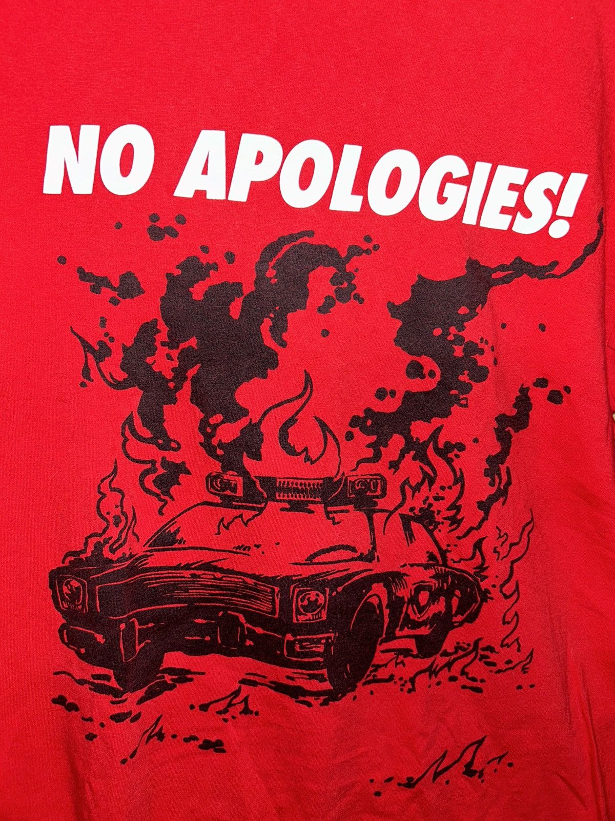 Supreme No Apologies Tee Shirt SS09 size Large
