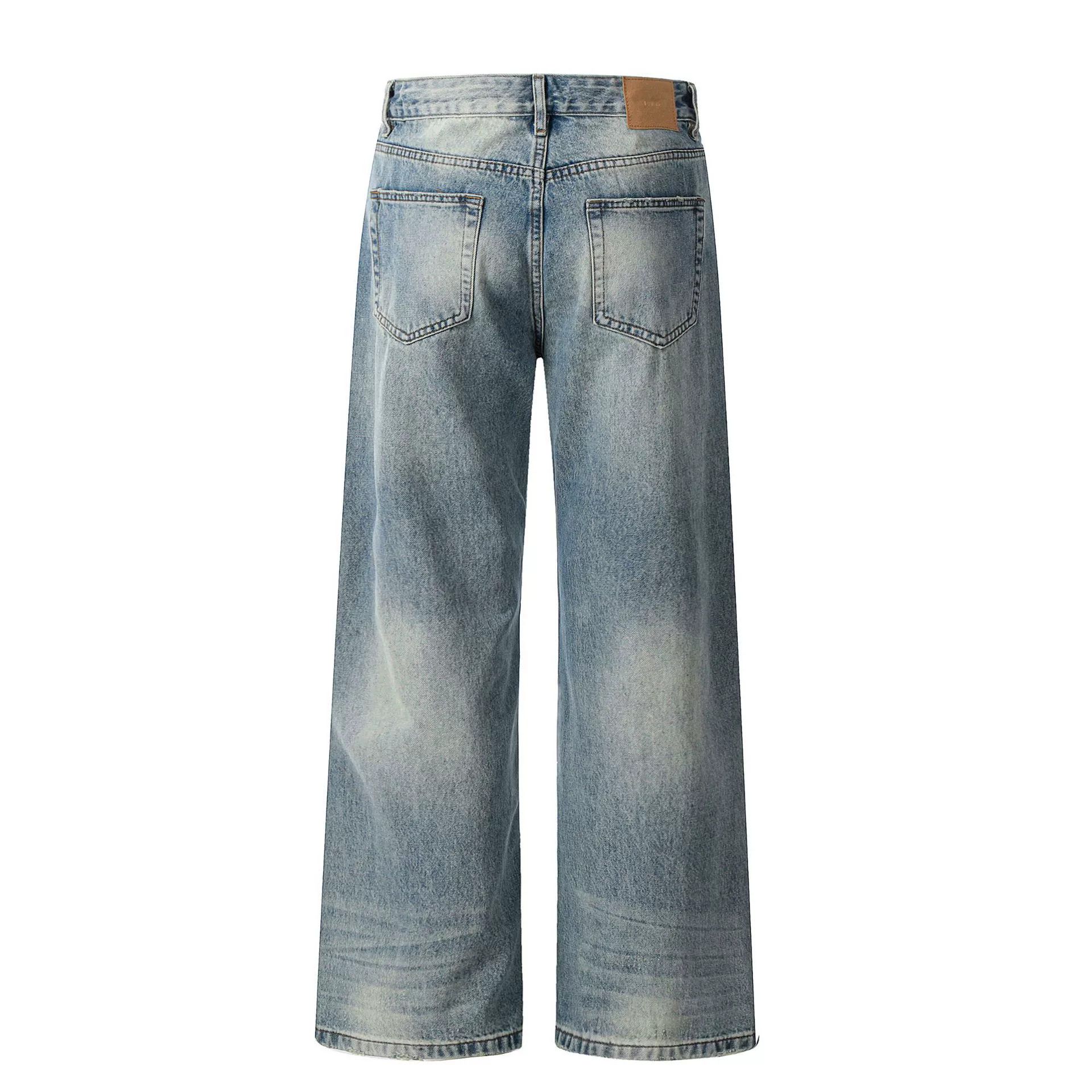 Japanese Brand × Jean American retro washed cleanfit straight loose jeans Size US 32 / EU 48 - 2 Thumbnail