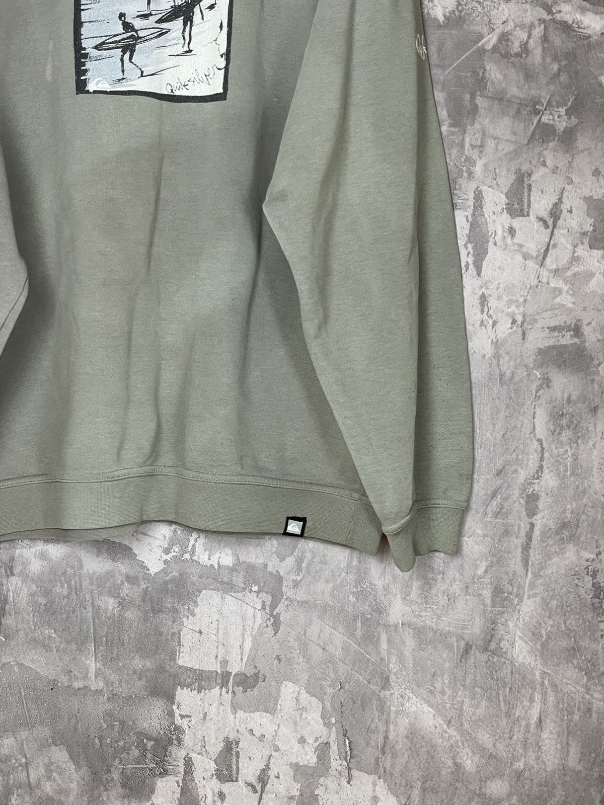 Quiksilver × Vintage VINTAGE 90s QUIKSILVER BIG LOGO SWEATSHIRT Y2K Size US L / EU 52-54 / 3 - 6 Thumbnail