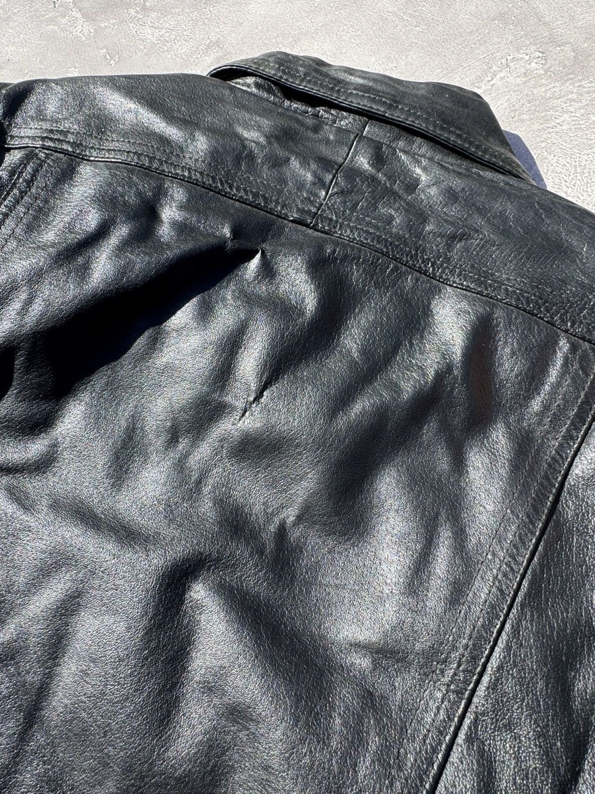 Leather Vintage Y2k Leather Jacket Size US M / EU 48-50 / 2 - 23 Thumbnail