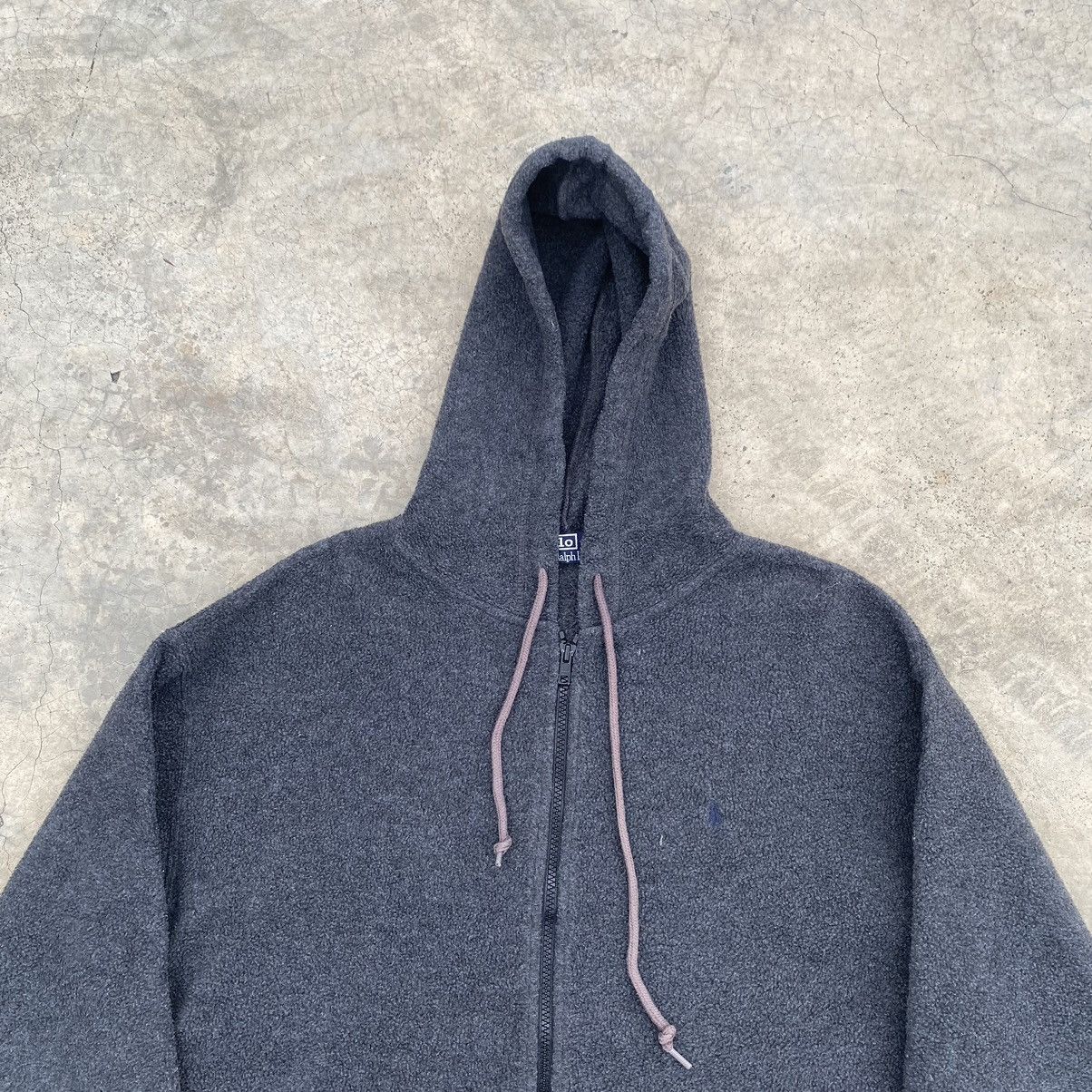Polo Ralph Lauren Vintage Polo Ralph Lauren Full Zipper Hoodie Fleece Size US L / EU 52-54 / 3 - 3 Thumbnail