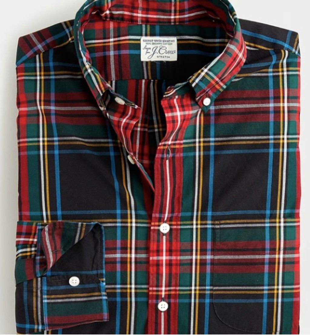 J.Crew Mens JCrew Slim Multi-Color Plaid Button Down Sz-S Size US S / EU 44-46 / 1 - 1 Thumbnail