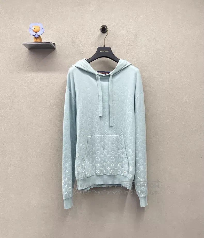 Louis Vuitton Louis Vuitton Blue Hoodie Size US M / EU 48-50 / 2 - 1 Thumbnail