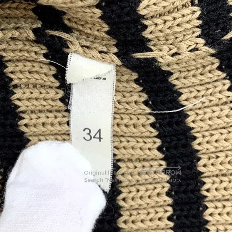 Dior Dior Dark brown logo letter striped cotton round-neck shor Size XXS / US 00 / IT 34 - 7 Thumbnail