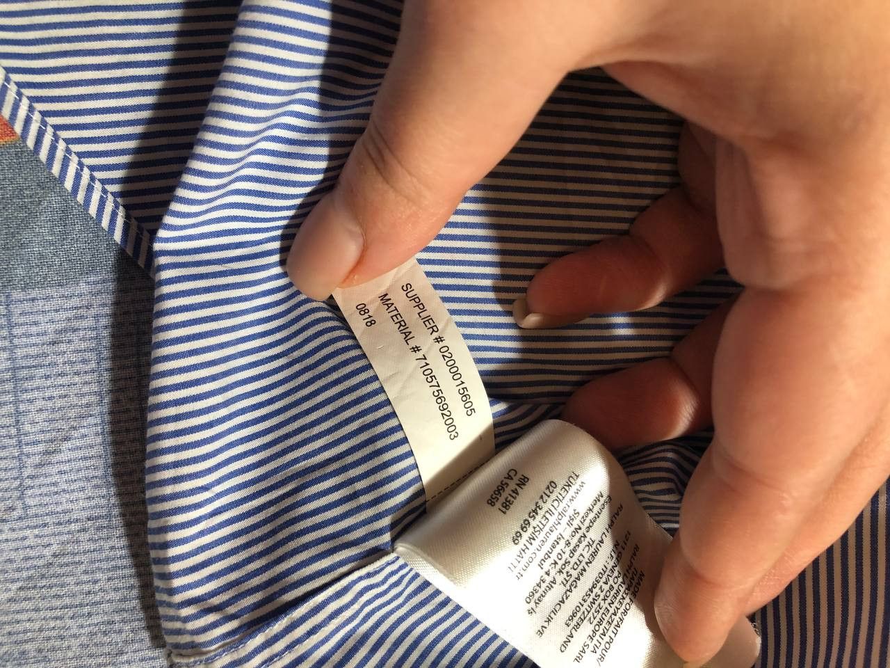 Polo Ralph Lauren Polo Ralph Lauren Vintage Mens Long Sleeve Striped Shirt Size US S / EU 44-46 / 1 - 4 Thumbnail