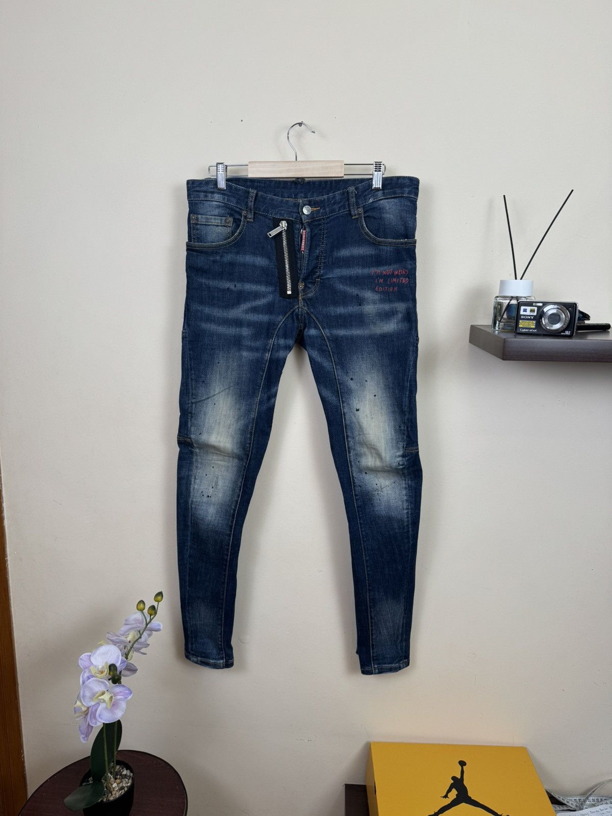 Dsquared2 Dsquared2 Jeans Men Slim Blue 48 Denim Luxury Size US 31 - 4 Thumbnail
