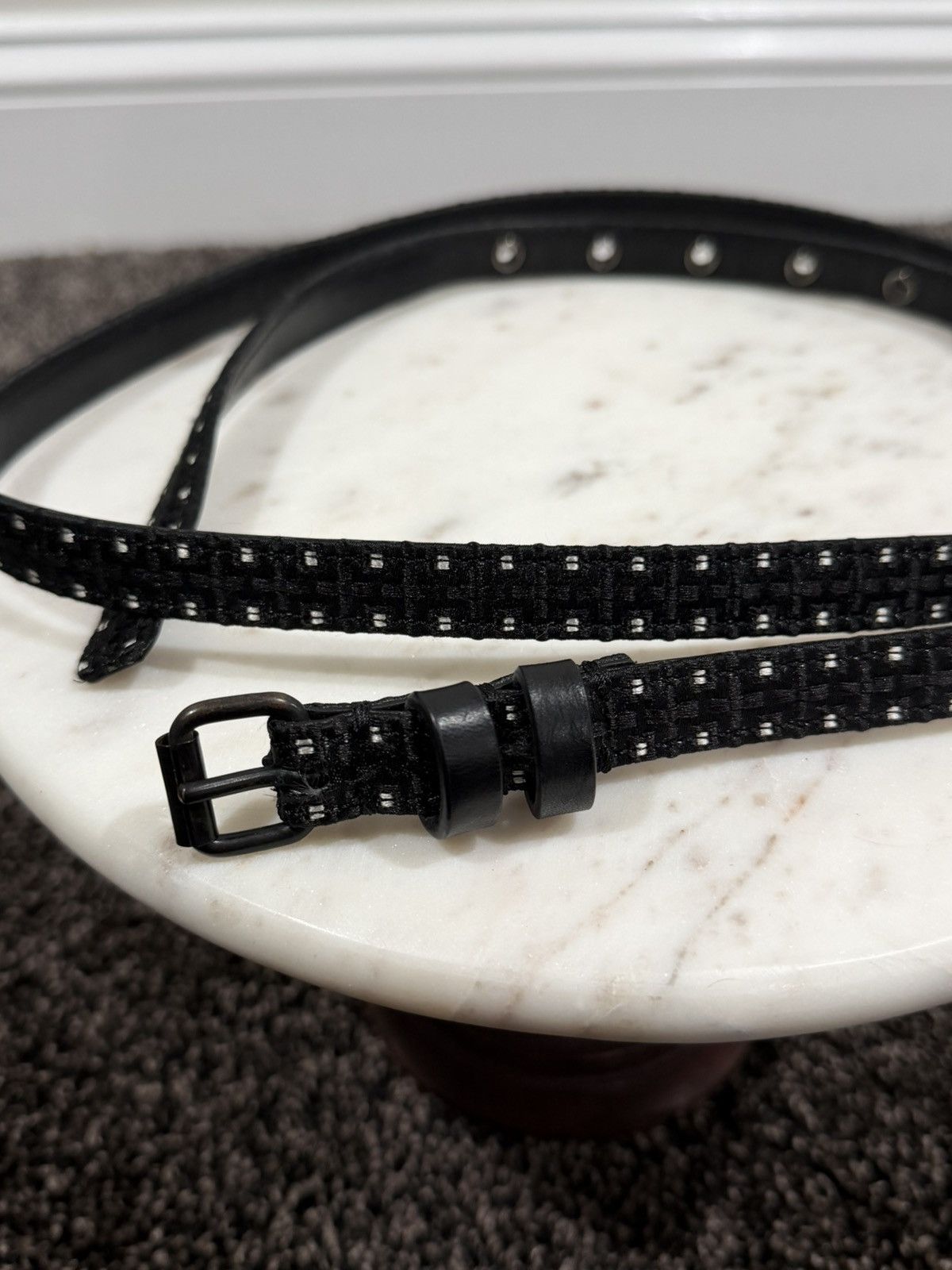Haider Ackermann Haider Ackermann Leather / Fabric Thin Belt Size ONE SIZE - 2 Thumbnail