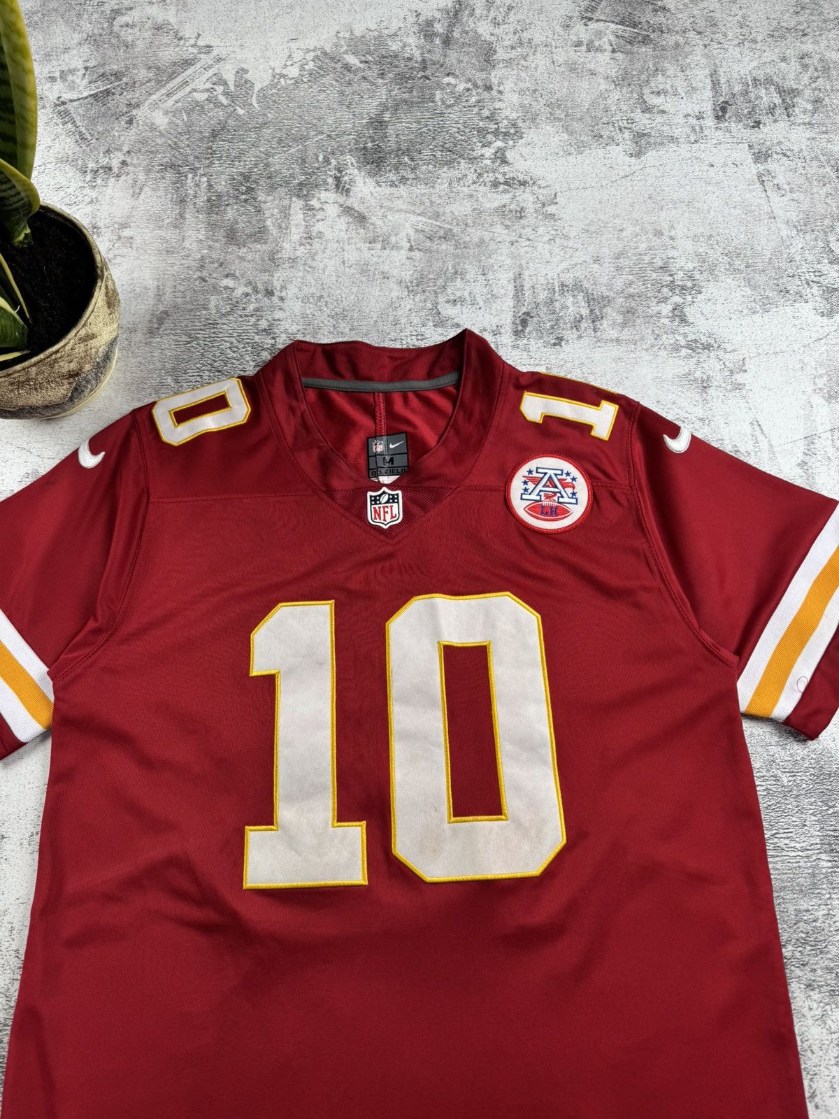 NFL × Vintage Kansas City Tyreek Hill #10 Superbowl T shirt Jersey Tee Size US M / EU 48-50 / 2 - 7 Thumbnail