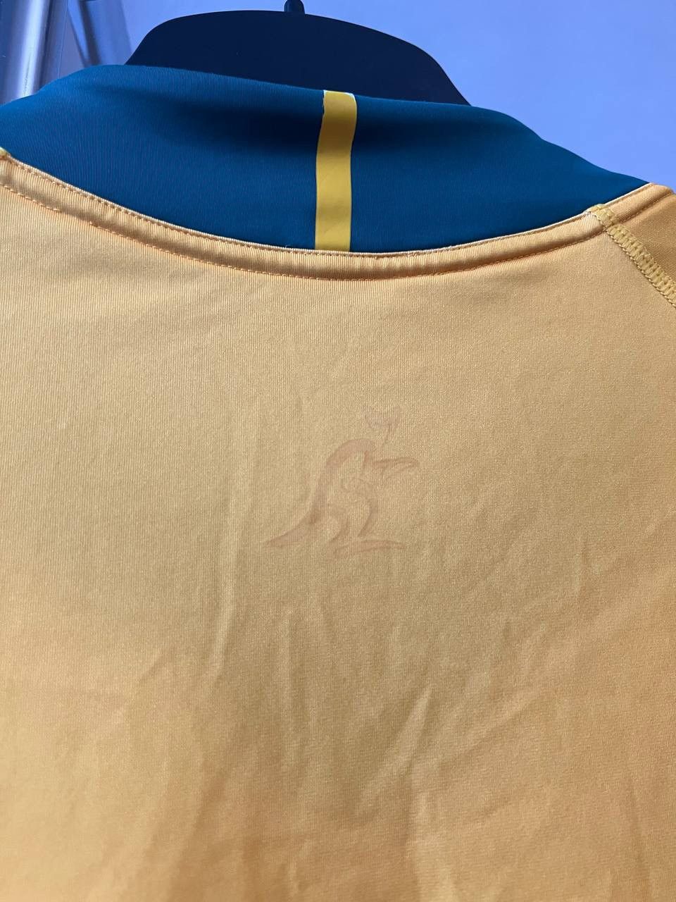 Asics 2021 AUSTRALIA WALLABIES TEAM RUGBY UNION HOME JERSEY SHIRT Size US XL / EU 56 / 4 - 13 Thumbnail