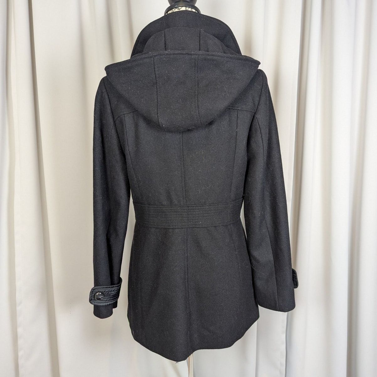 Kenneth Cole Kenneth Cole Wool Blend Overcoat Black Size 10 Size L / US 10 / IT 46 - 19 Thumbnail