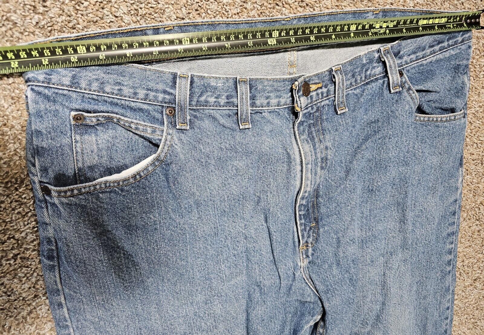 Wrangler Wrangler Premium Denim Men's 44x30 Light Stonewash 96501DS Size US 44 / EU 60 - 3 Thumbnail