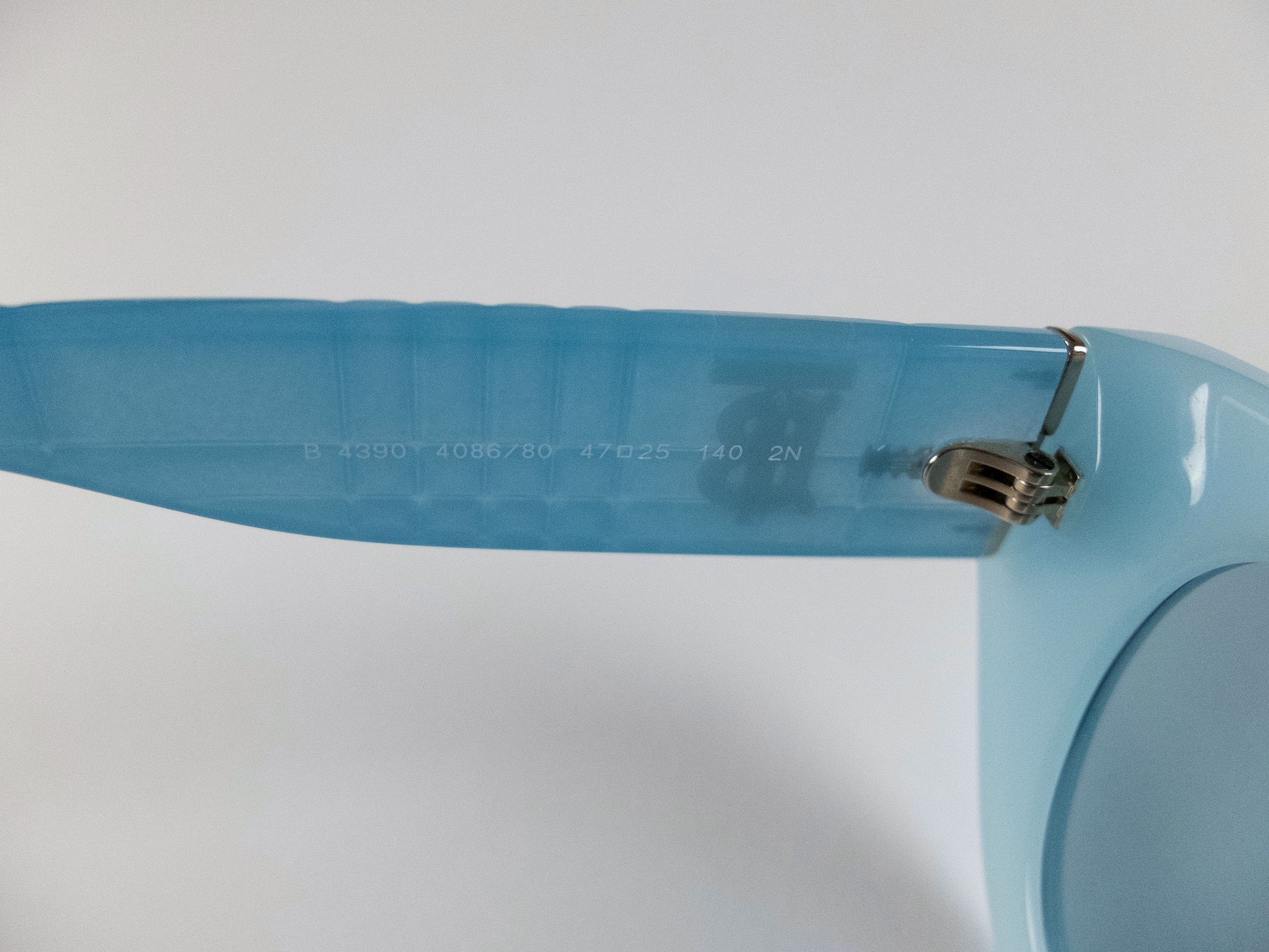 Burberry BURBERRY Meadow TB blue acetate oval sunglasses Size ONE SIZE - 6 Thumbnail