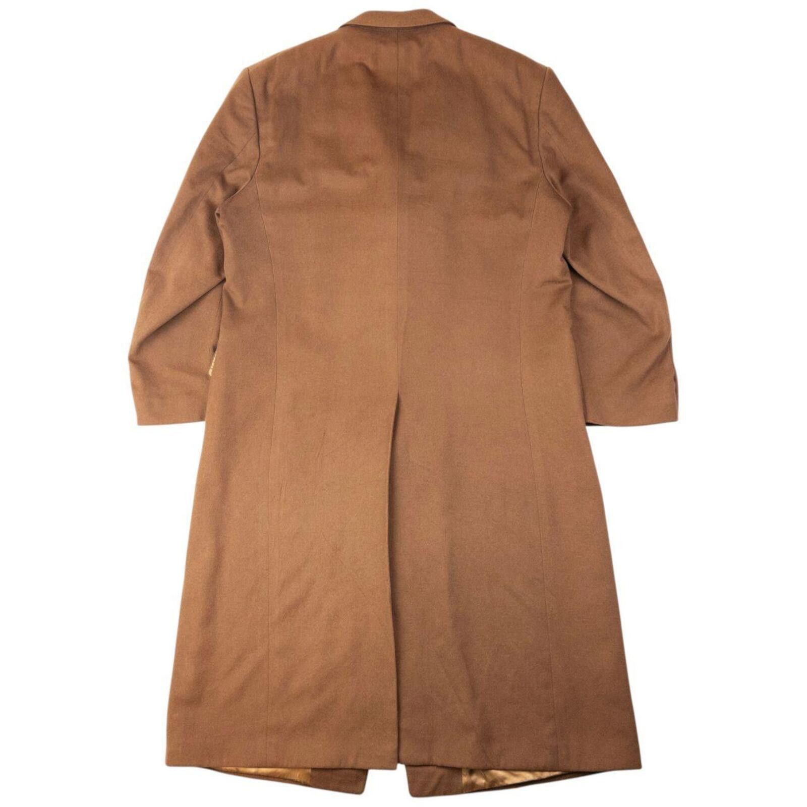 Burberry Vintage 90s Burberry Cashmere Longline Jacket Size XL Size US XL / EU 56 / 4 - 2 Thumbnail