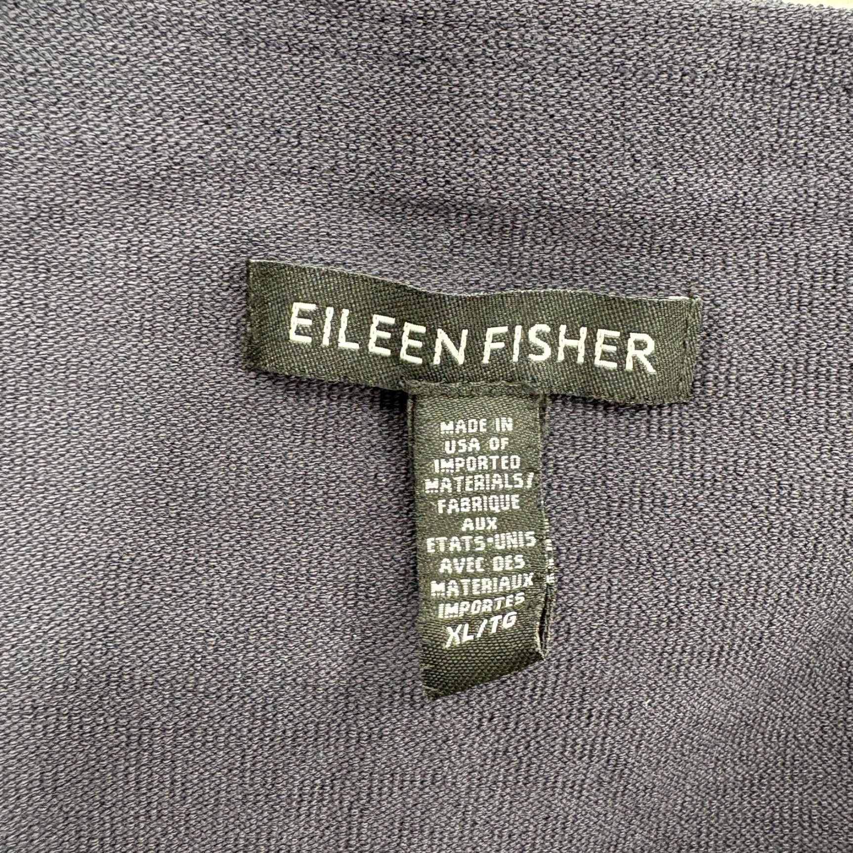 Eileen Fisher Eileen Fisher Ponte Ankle Pants Womens XL Blue Tapered Pull On Stretch Casual Size 40" / US 18 - 4 Thumbnail