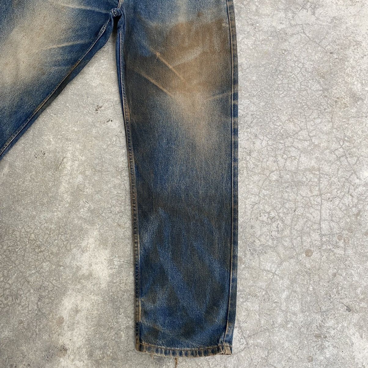 Tommy Hilfiger VTG 90’s Tommy Hilfiger Mud Blue Dirty Baggy Denim Jeans Size US 32 / EU 48 - 7 Thumbnail