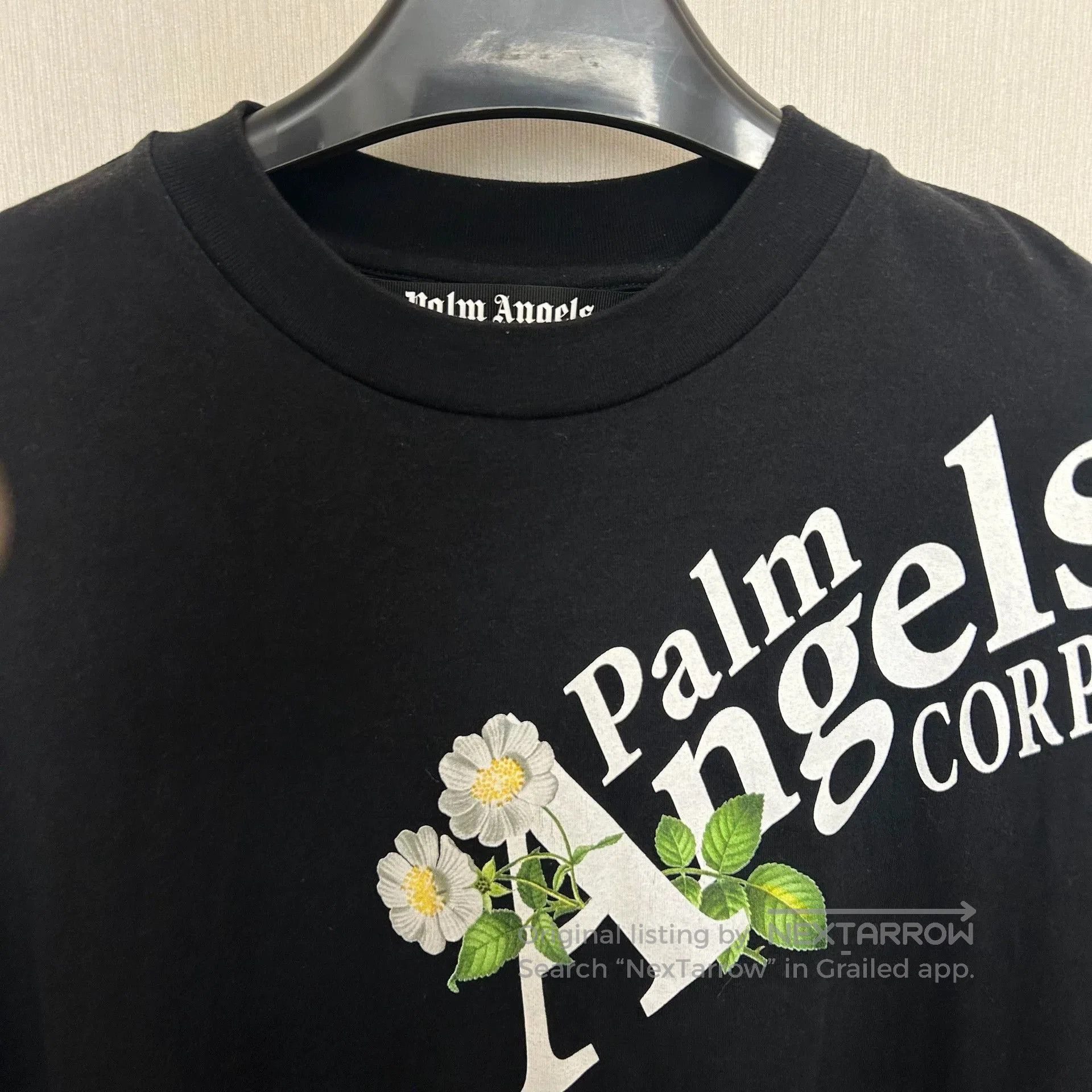 Palm Angels palm angels floral logo short sleeve t. Size US M / EU 48-50 / 2 - 2 Thumbnail