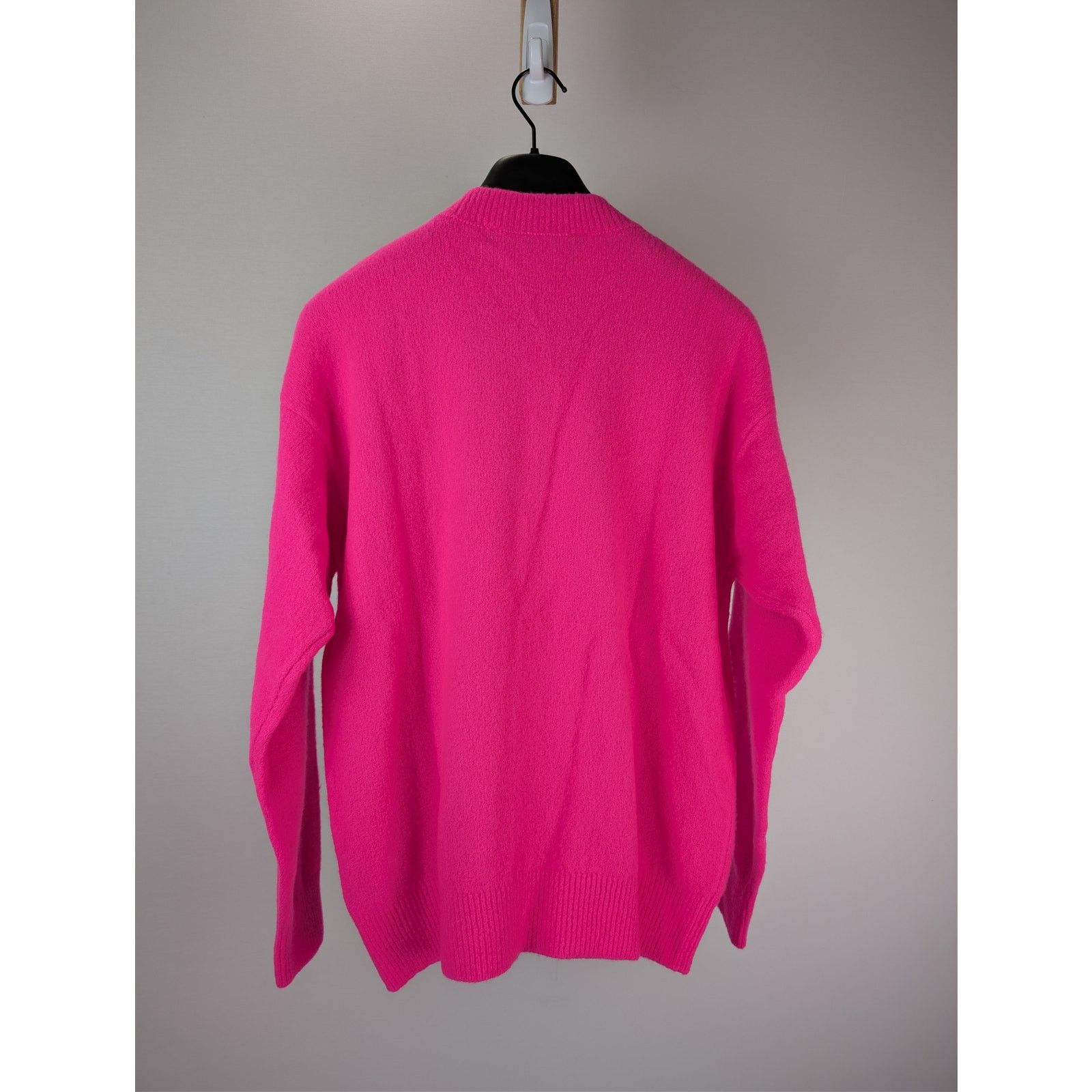 Palm Angels o1rshd1 Basic Logo Sweater in Fuchsia / Black Size US M / EU 48-50 / 2 - 10 Thumbnail