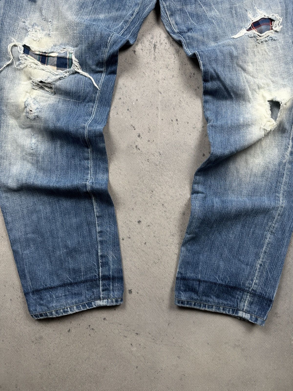 Dsquared2 Dsquared2 Cool Guy Distressed Plaid Patch Jeans Archive Y2K Size US 34 / EU 50 - 6 Thumbnail