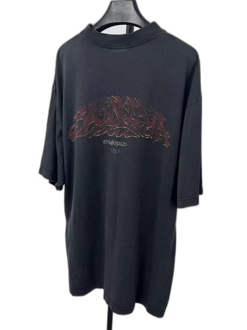 Balenciaga Balenciaga Casual Crew Neck Short Sleeve T-Shirt-yf Size US L / EU 52-54 / 3 - 1 Thumbnail
