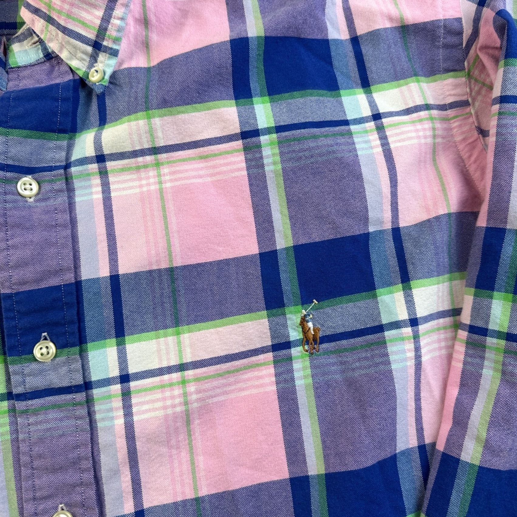 Ralph Lauren Ralph Lauren Shirt Mens XLT Extra Large Tall Pink Flesh Pony Button Up Size US XL / EU 56 / 4 - 4 Thumbnail