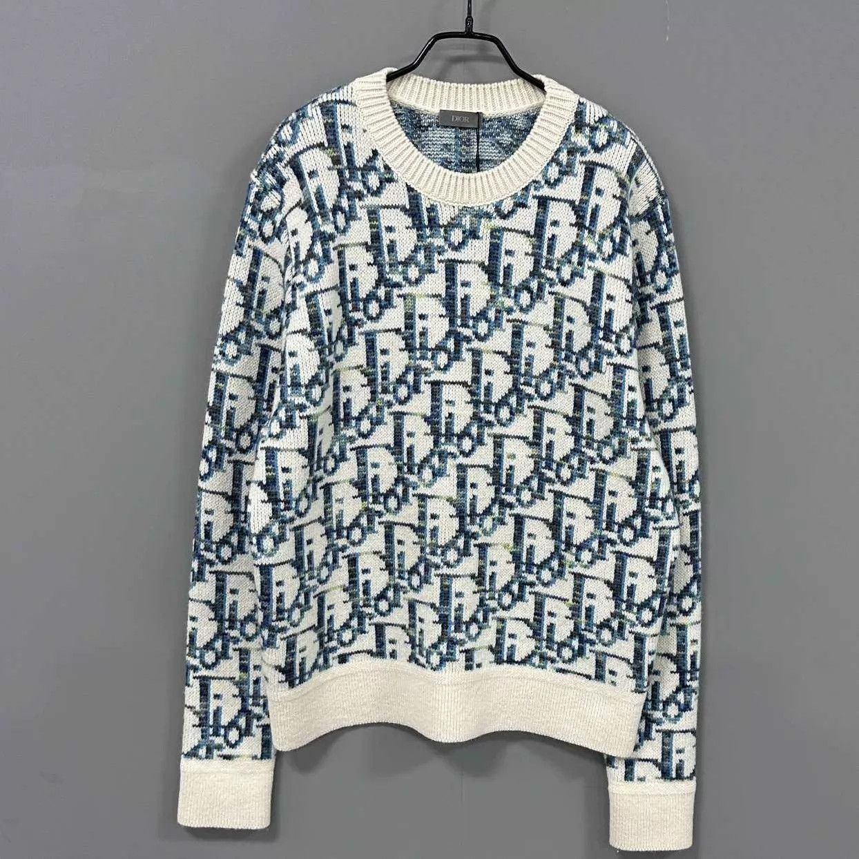 Dior Dior SS25 Allover Gradient Wool Knit Sweater XL | Grailed