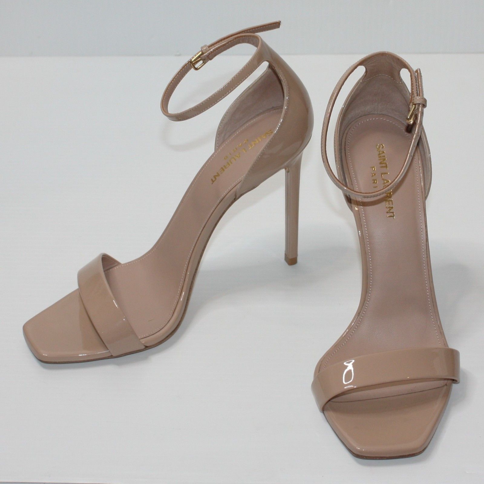 Saint Laurent Paris Amber Ankle Strap Sandal in Nude Rose Color in US 10 / EU 40 Size US 10 / IT 40 - 2 Thumbnail