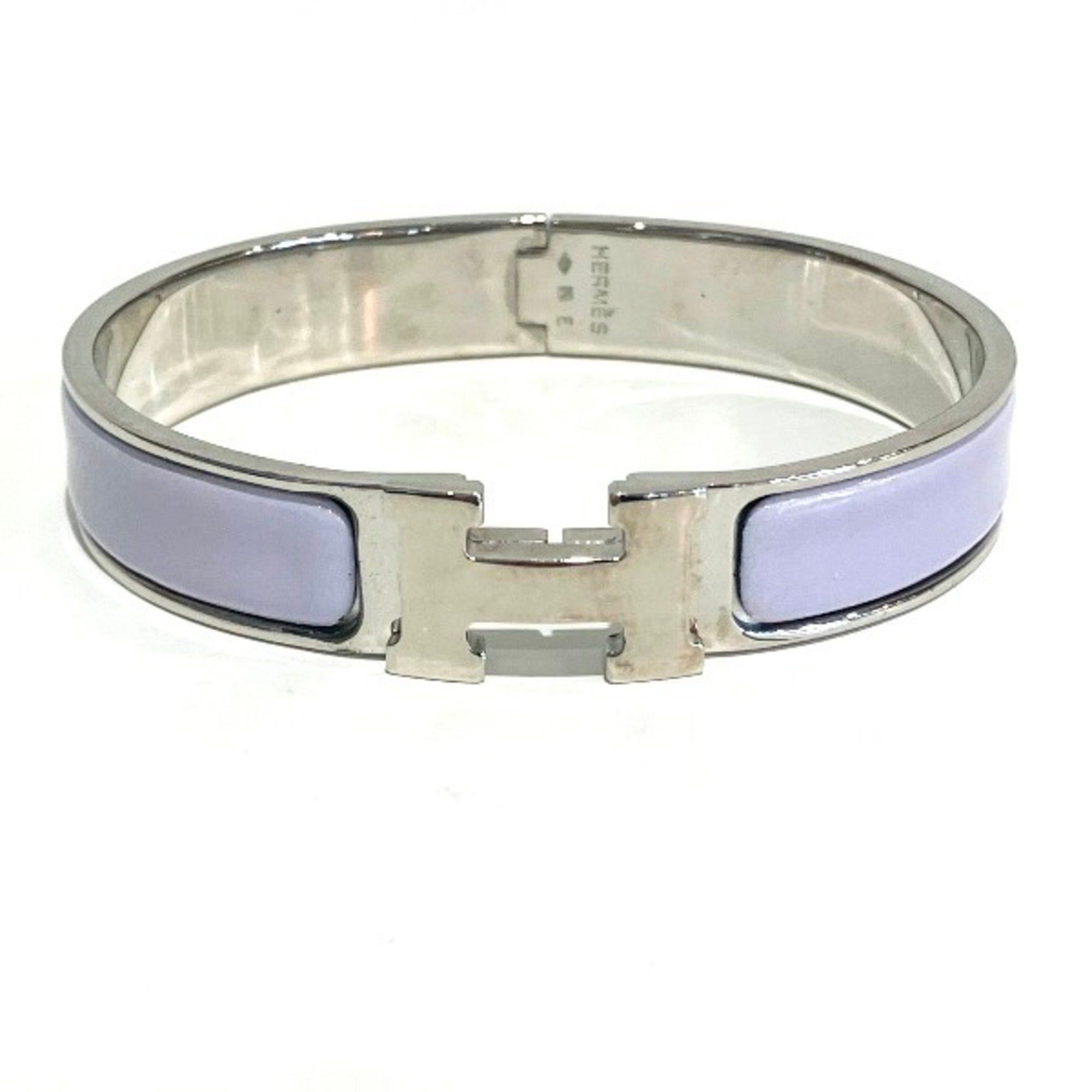 image of Hermes Click Clack Pm H Bangle Accessories Bracelet Men Women in Purple