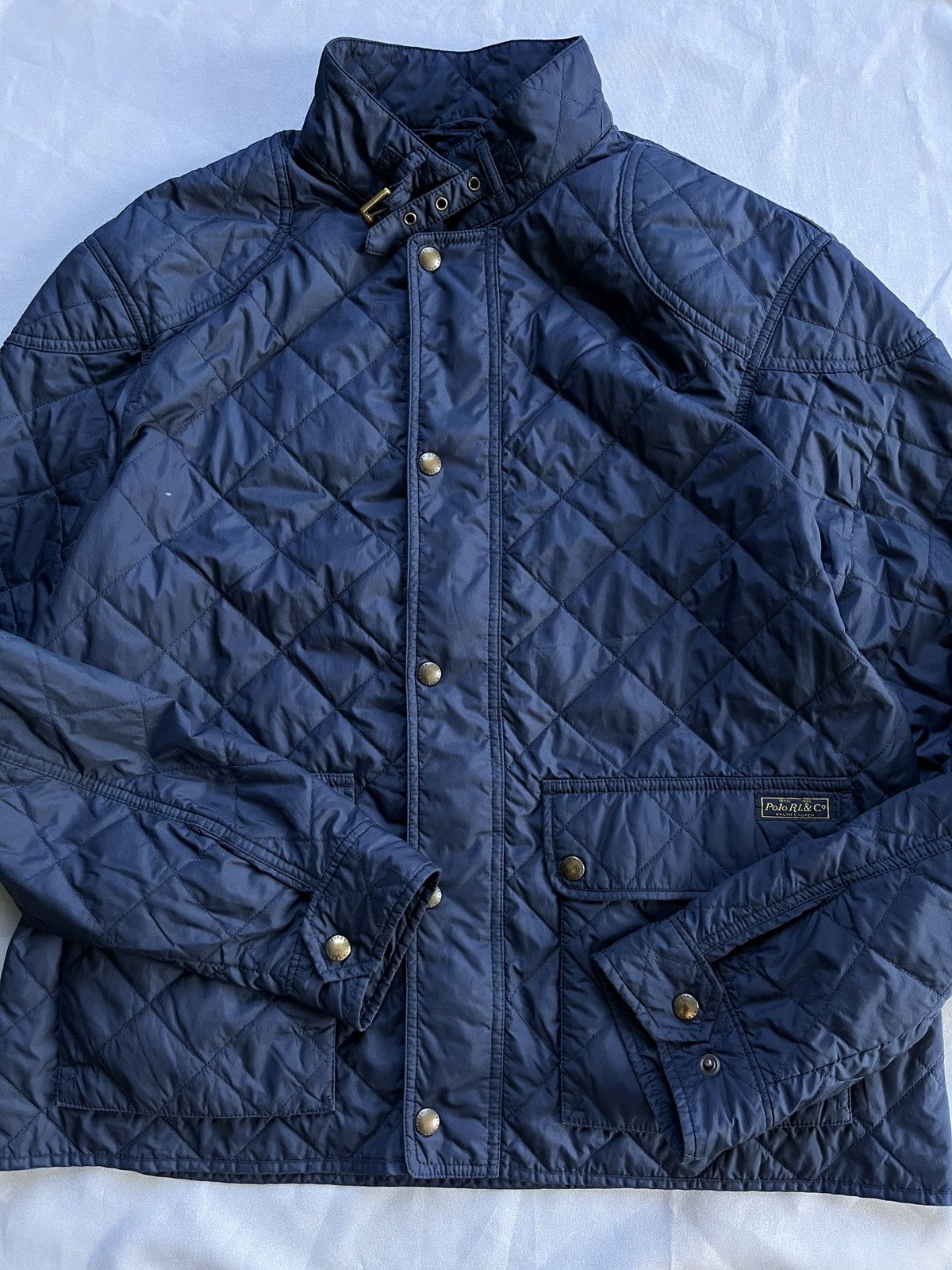 Polo Ralph Lauren PRL Blue Quilted Light Jacket Size US XL / EU 56 / 4 - 7 Thumbnail