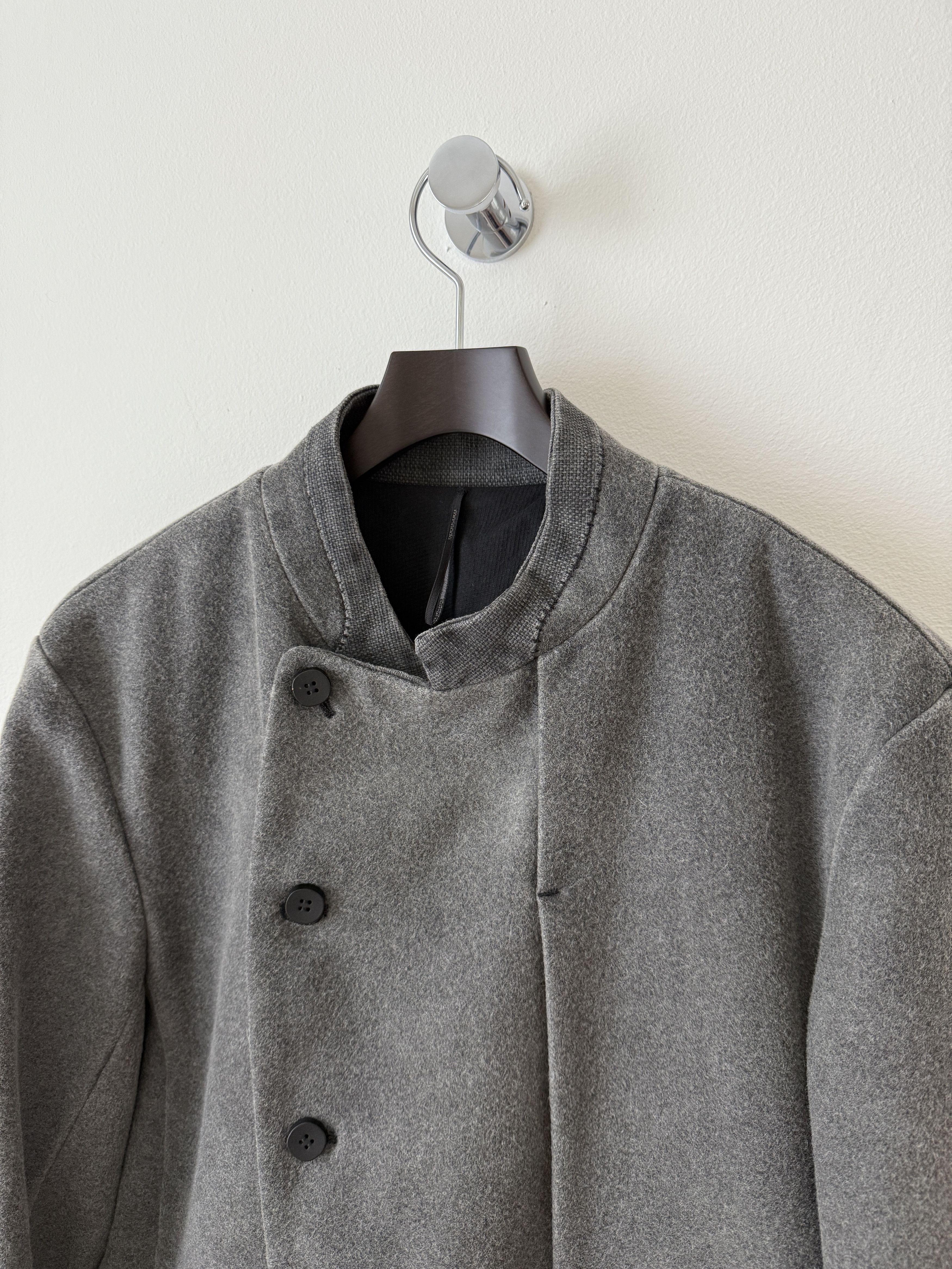 Masnada Wool Asymmetrical Peacoat Size US M / EU 48-50 / 2 - 8 Thumbnail