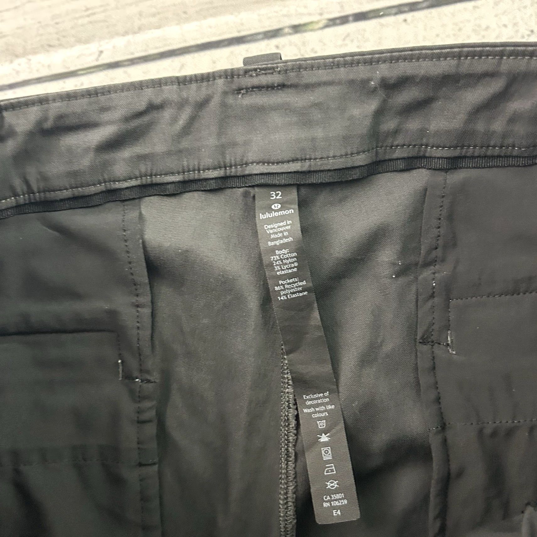 Lululemon Lululemon Commission Classic Chino Fit Pants Men's 32 Gray Size US 32 / EU 48 - 2 Thumbnail